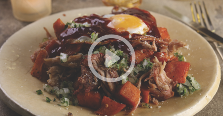 Pulled Pork and Sweet Potato Hash