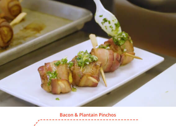 Bacon & Plantain Pinchos