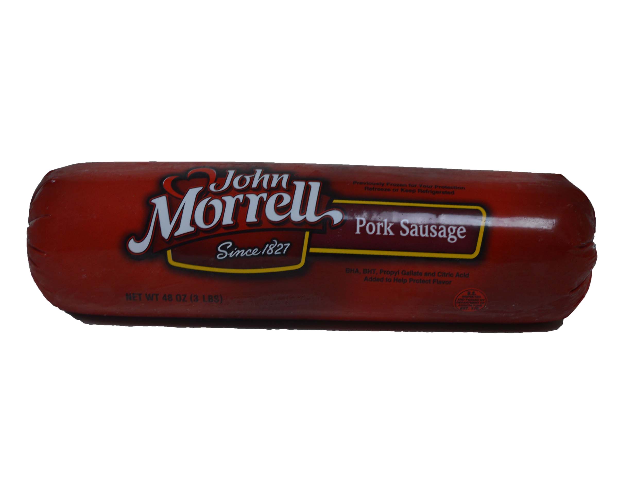 John Morrell Sausage Roll, 3 Pound -- 8 per Case 