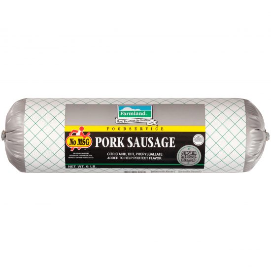 Smithfield Sausage Roll, Silver Medal, 58 Lean, 2/6 lb, Frozen