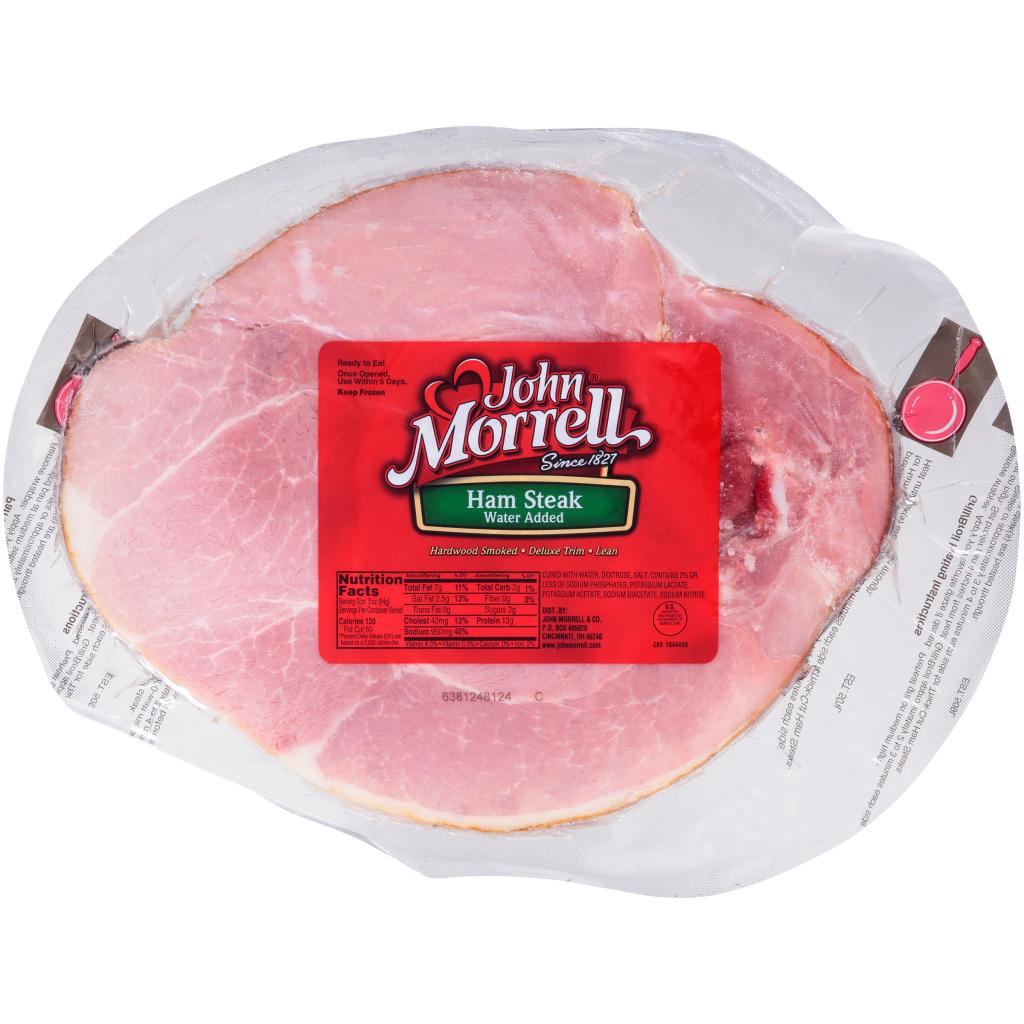 Smithfield BoneIn Ham Steaks, Low Sodium, Water Added, 24/1.30 lb