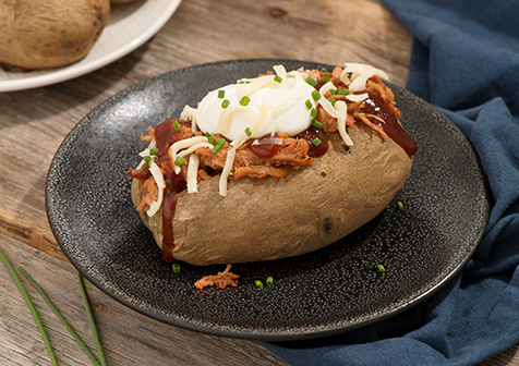 Loaded BBQ Baked Potatoes Recipe