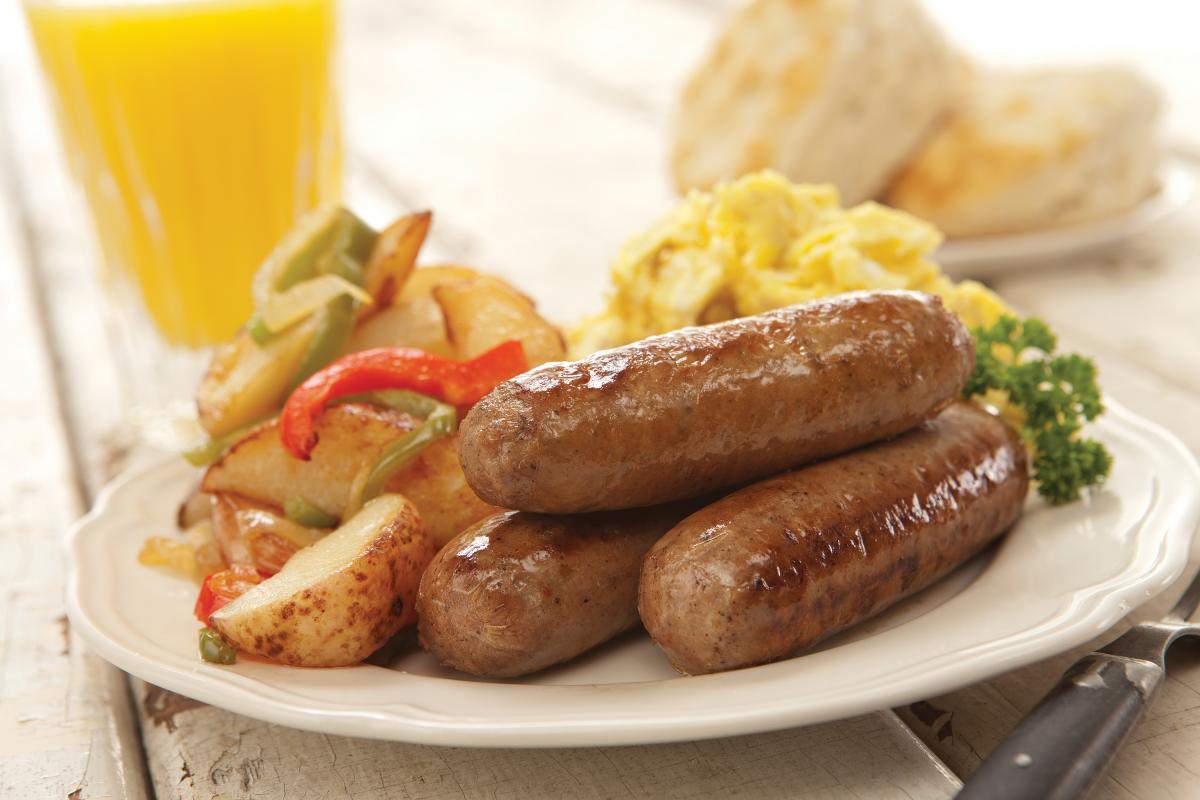 Silver Medal Fully Cooked Sausage Link, 1.4 oz Links, 10 Pound Case