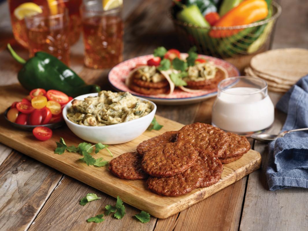 Dixie Skillet Fully Cooked Sausage Patty, 1.5 oz Patties, 10 Pound Case