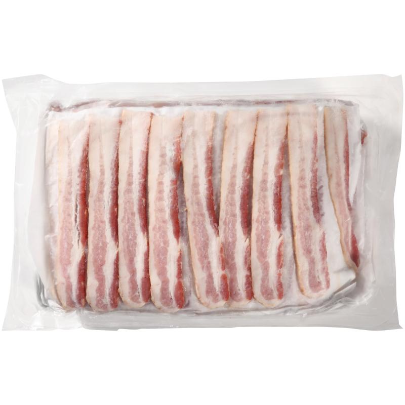 Platinum Single Sliced Log Smoked Bacon, 1014 Slices per Pound, 15
