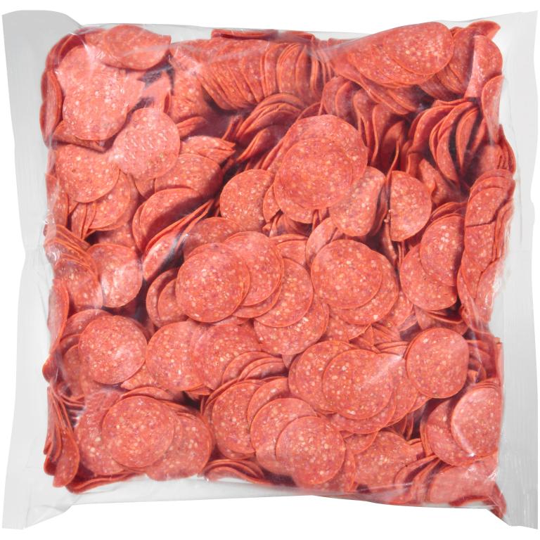 Sliced All Beef Pepperoni, 5 Pound Packages, 2 Packages per Case