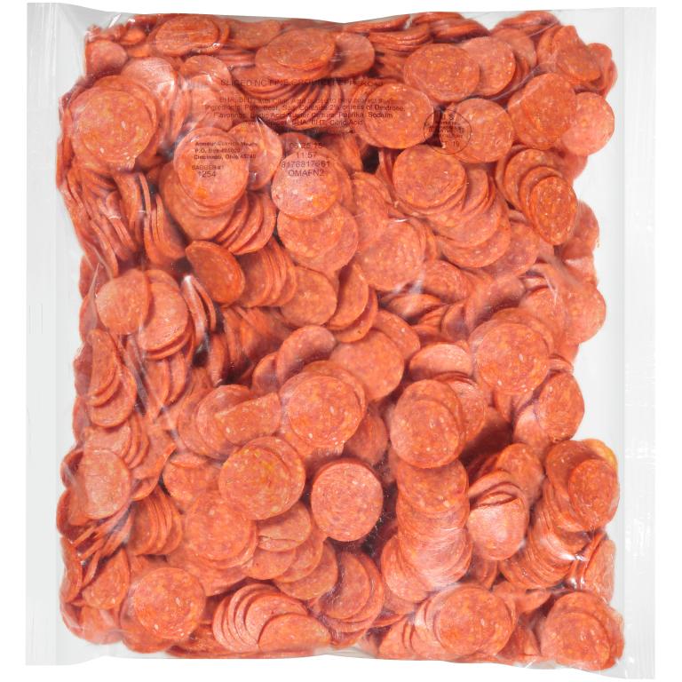 Margherita Natural Casing Pepperoni, 1416 Slices per Pound, 10 Pound