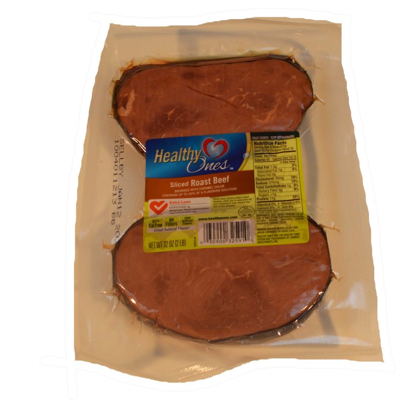 Healthy Ones by Smithfield Sliced Roast Beef, Medium, .50 oz Slices, 2