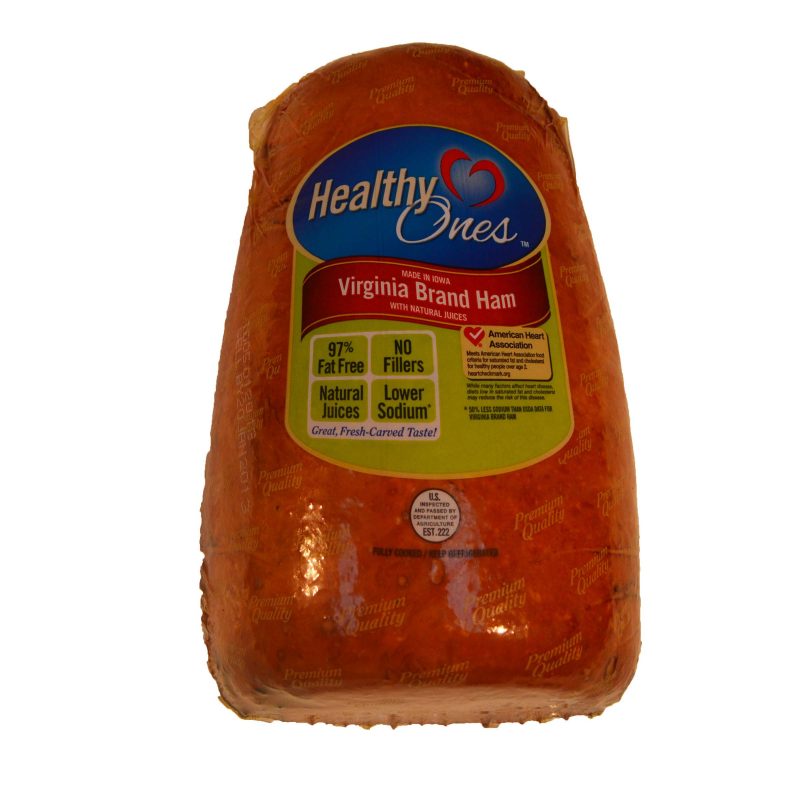 Healthy Ones by Smithfield Virginia Brand Ham, 8 Pounds per Ham, 2 Hams