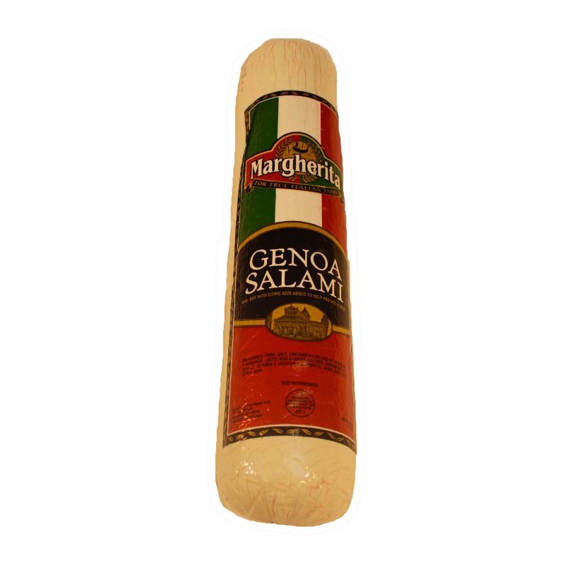Margherita Genoa Salami, 6.67 Pounds per Salami, 3 Salami per Case