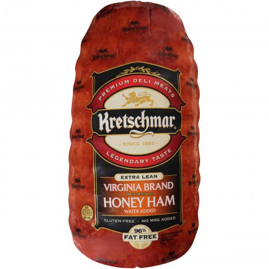 Virginia Honey Smoked Whole Ham, Water Added, 12.5 Pound Hams, 2 Hams