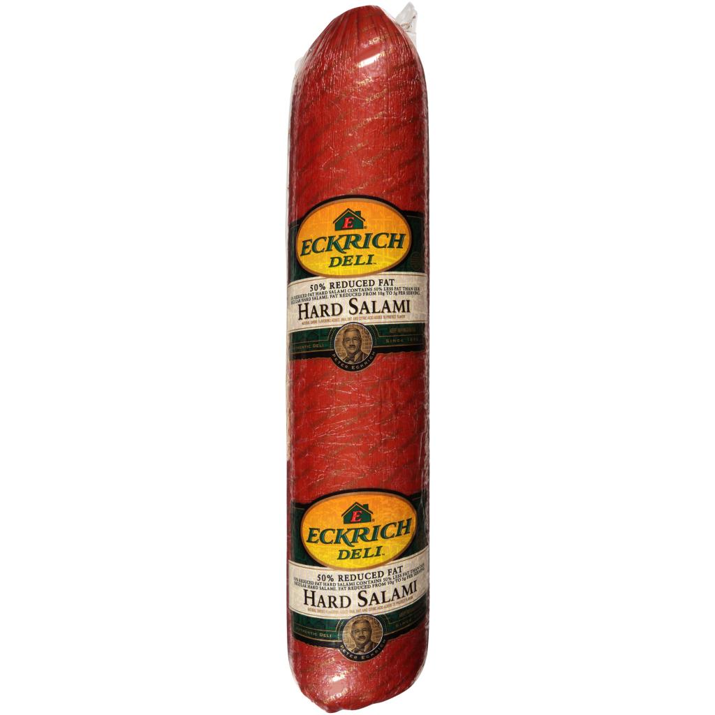 Eckrich by Smithfield Reduced Fat, Lower Sodium Hard Salami, 7 Pounds