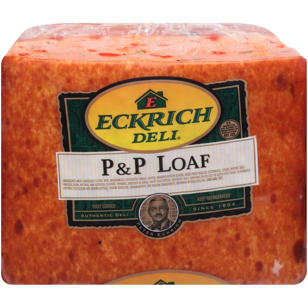 Eckrich Pickle & Pimento 1/2 Loaf, 3.24 Pounds per Loaf, 3 Loaves per