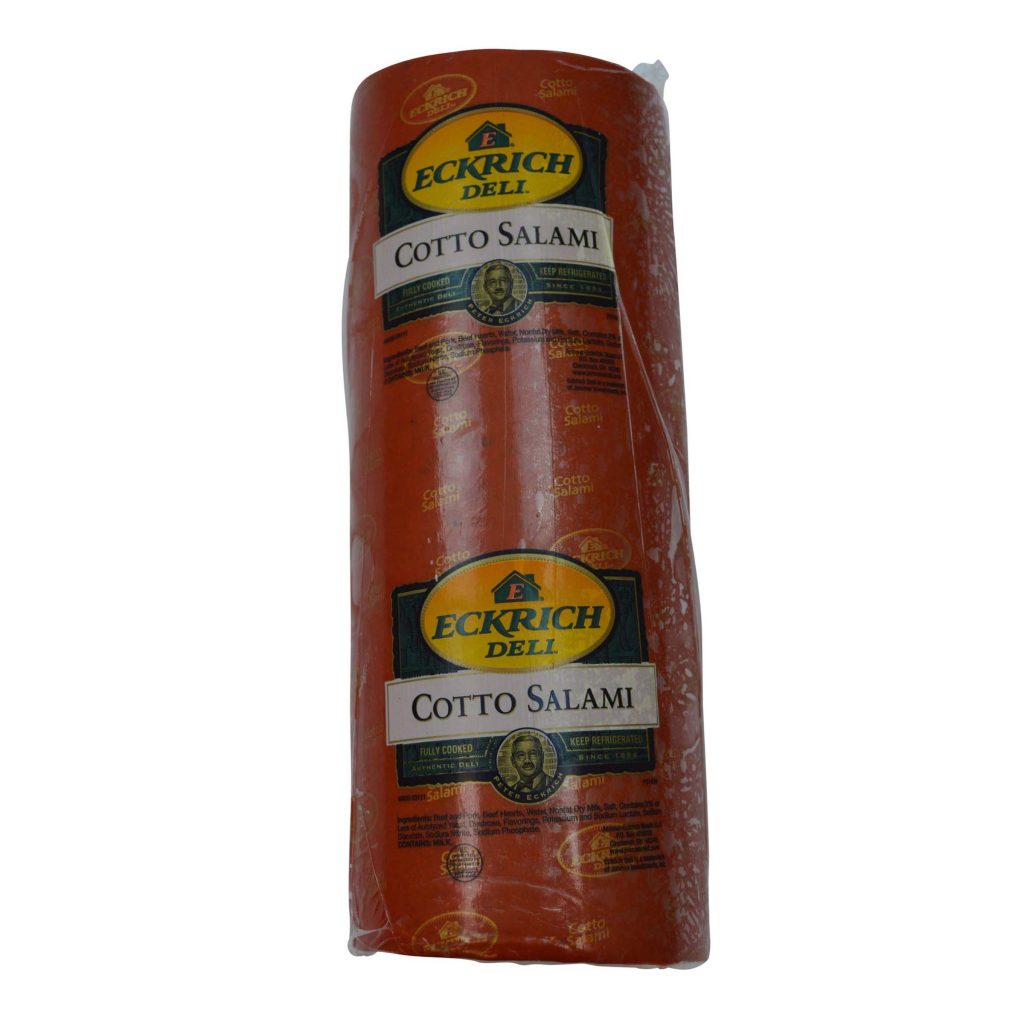 Eckrich by Smithfield Cotto Salami, 9.52 Pounds per Salami, 1 Salami