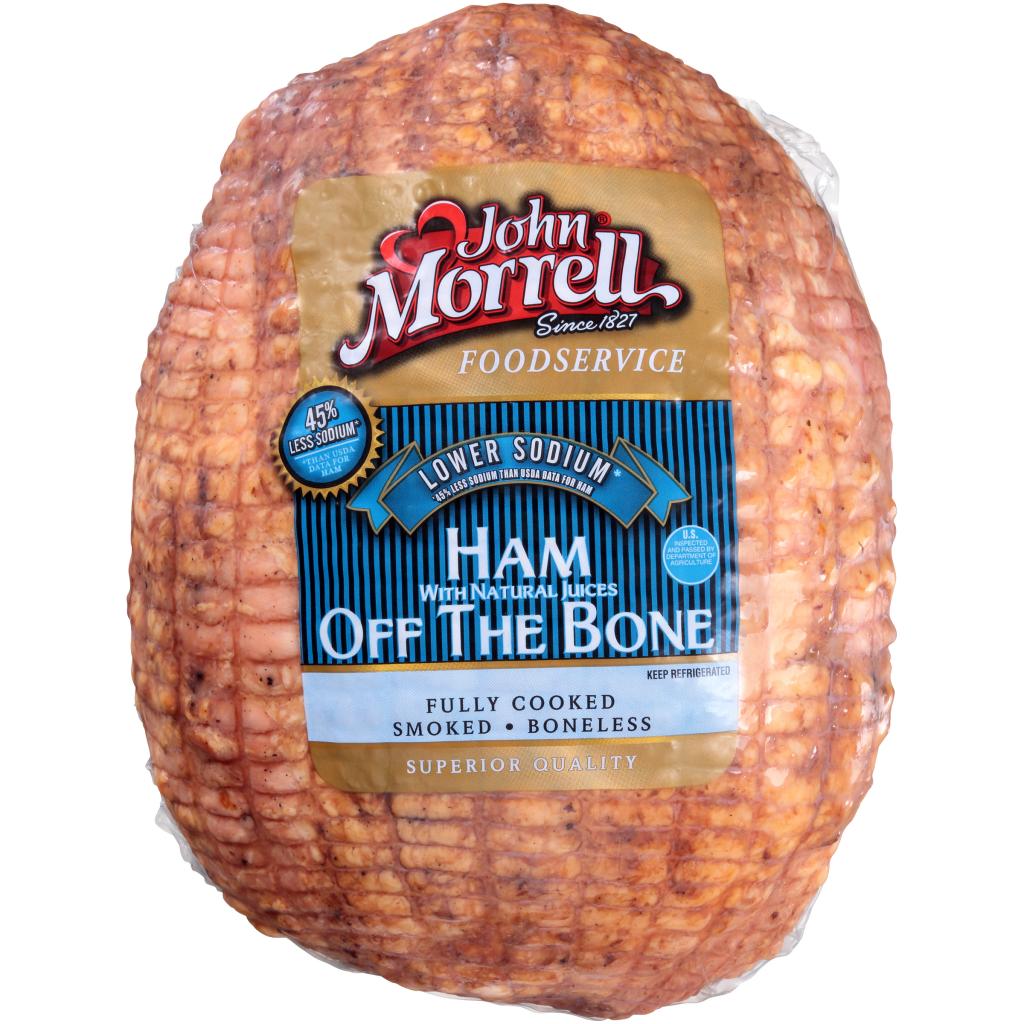 45 Lower Sodium Ham Off The Bone, Natural Juices, 10 Pound Hams, 2