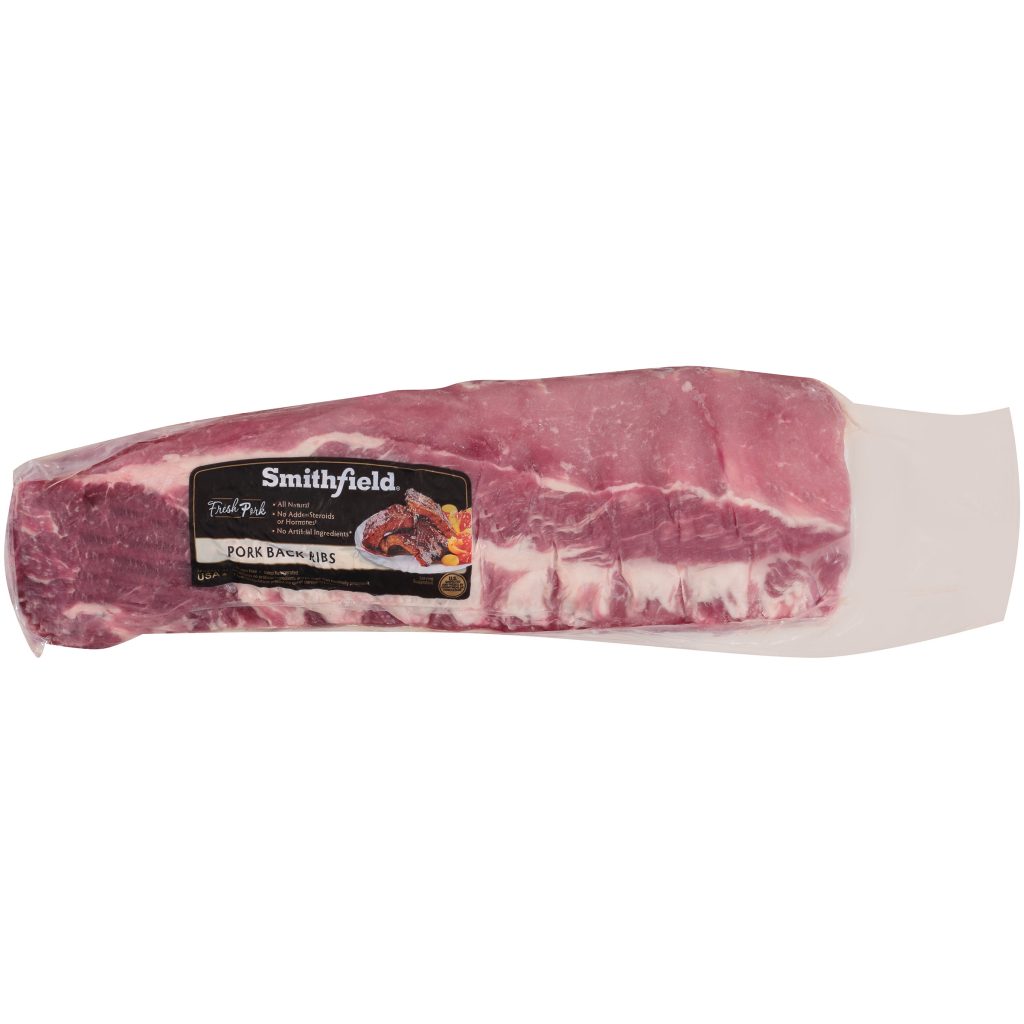 Smithfield Culinary Pork Loin Back Ribs, 3 Pounds per Rack, 12 Racks
