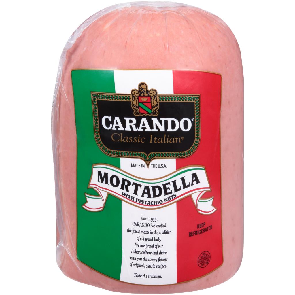 Mortadella with Pistachios, 5.75 Pounds per Log, 2 Logs per Case