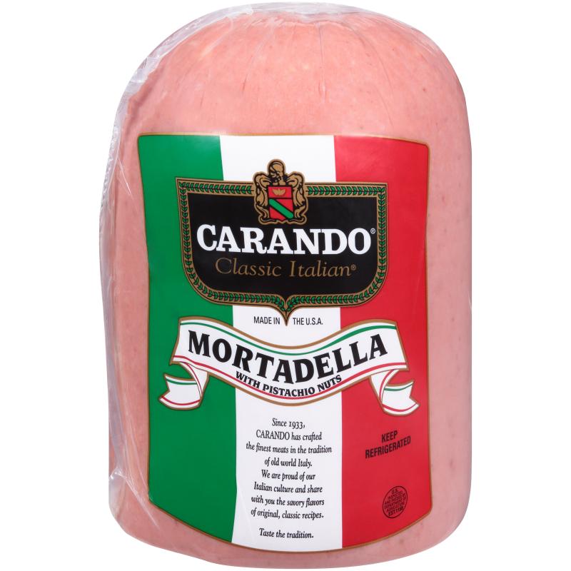 Mortadella with Pistachios, 5.75 Pounds per Log, 2 Logs per Case