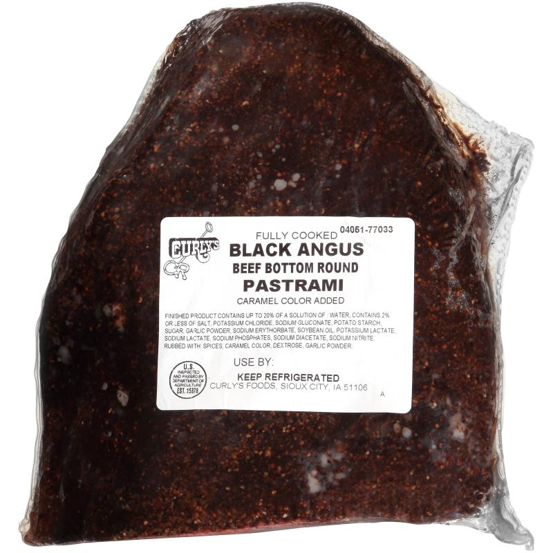 Cooked Deli Beef Pastrami Bottom Round, 7.75 Pounds per Package