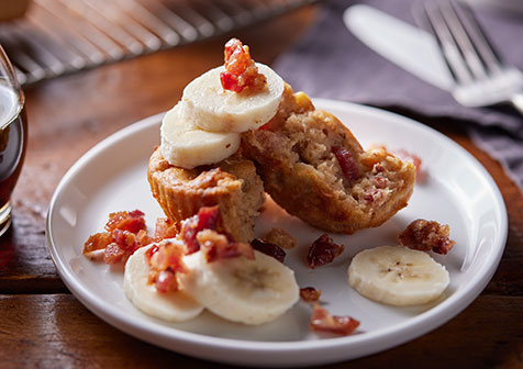 Bacon Peanut Butter Muffins
