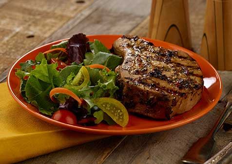 Bone-In Center Cut Pork Chop, Churrasco Style - Smithfield Culinary