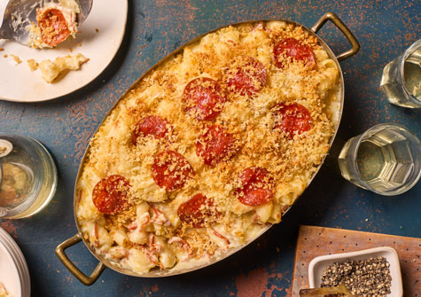 Pepperoni Mac and Cheese