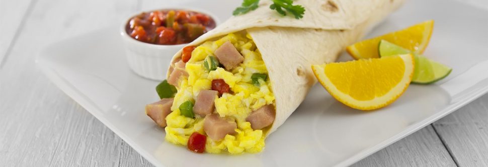 Ham And Egg Breakfast Burrito Smithfield Culinary 8491