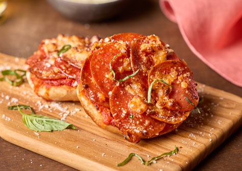 Pepperoni Bagel Bites