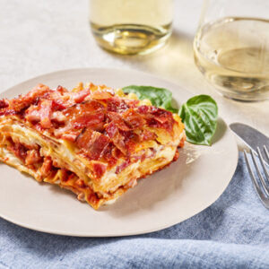 Triple Meat Breakfast Lasagna