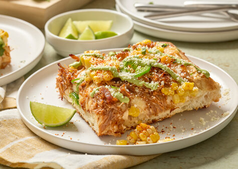 Birria Elote Pizza