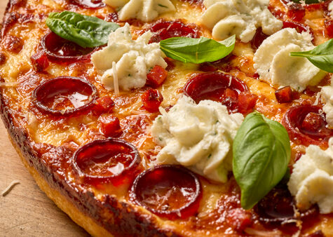 Dice Spice Deep Dish Pizza