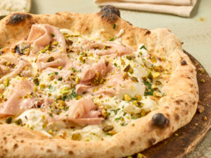 Mortadella Pistachio Pizza