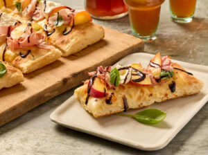 Peach Salumi Pizza