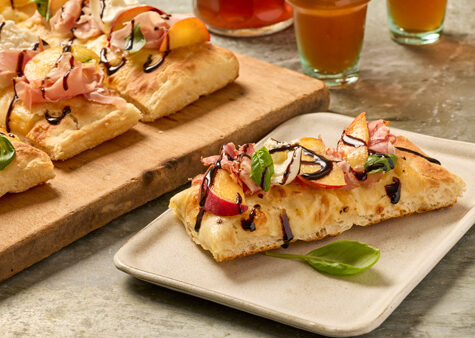 Peach Salumi Pizza
