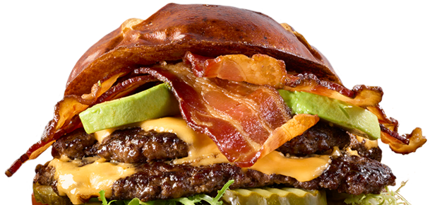 Bacon on a Cheeseburger