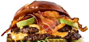 Bacon on a Cheeseburger