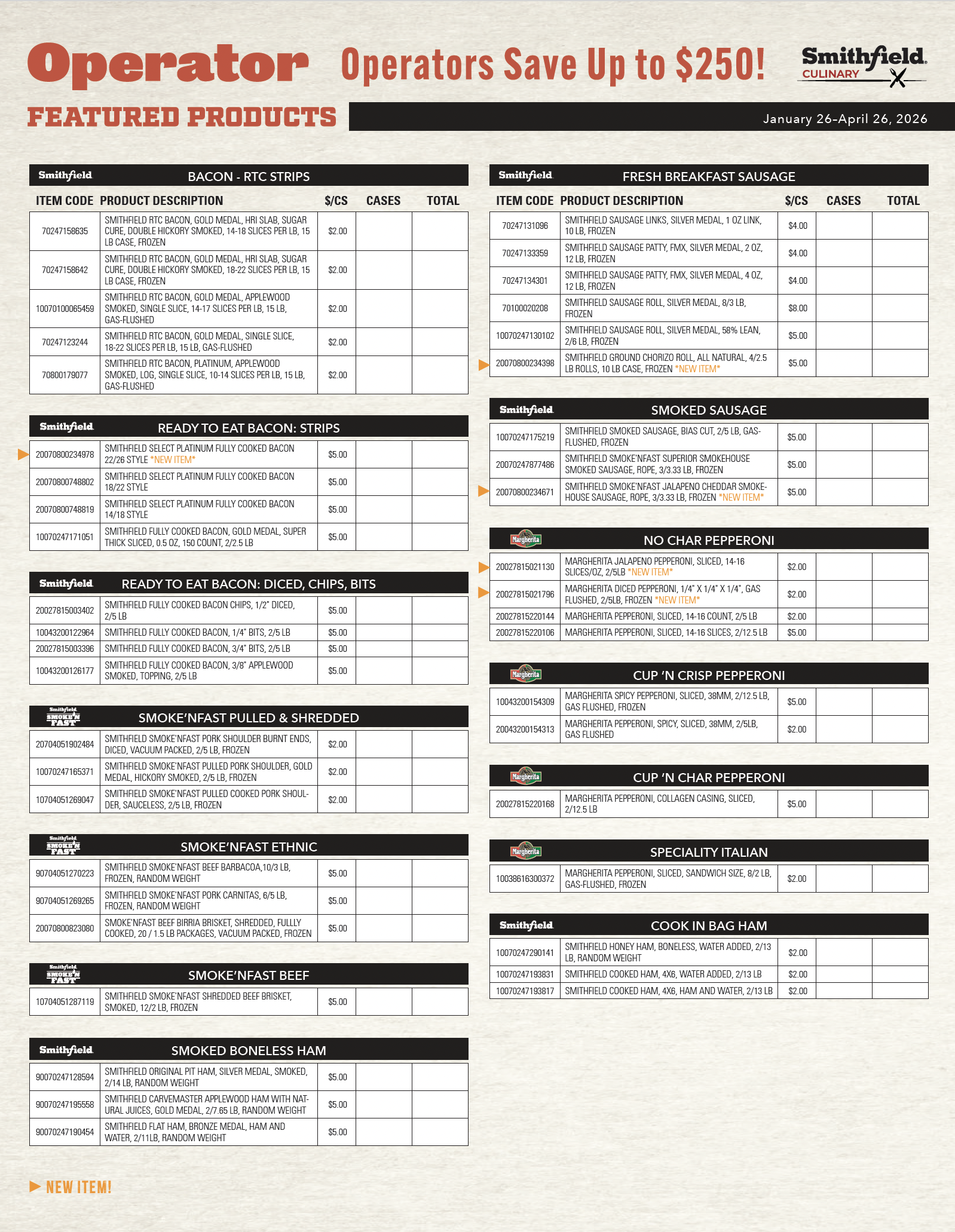 Operator Rebate Form