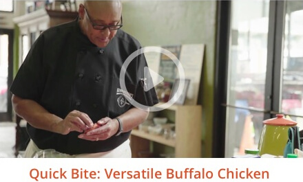 Quick Bite: Versatile Buffalo Chicken