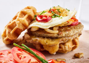Waffle Burger Sliders