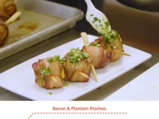 Bacon &amp; Plantain Pinchos